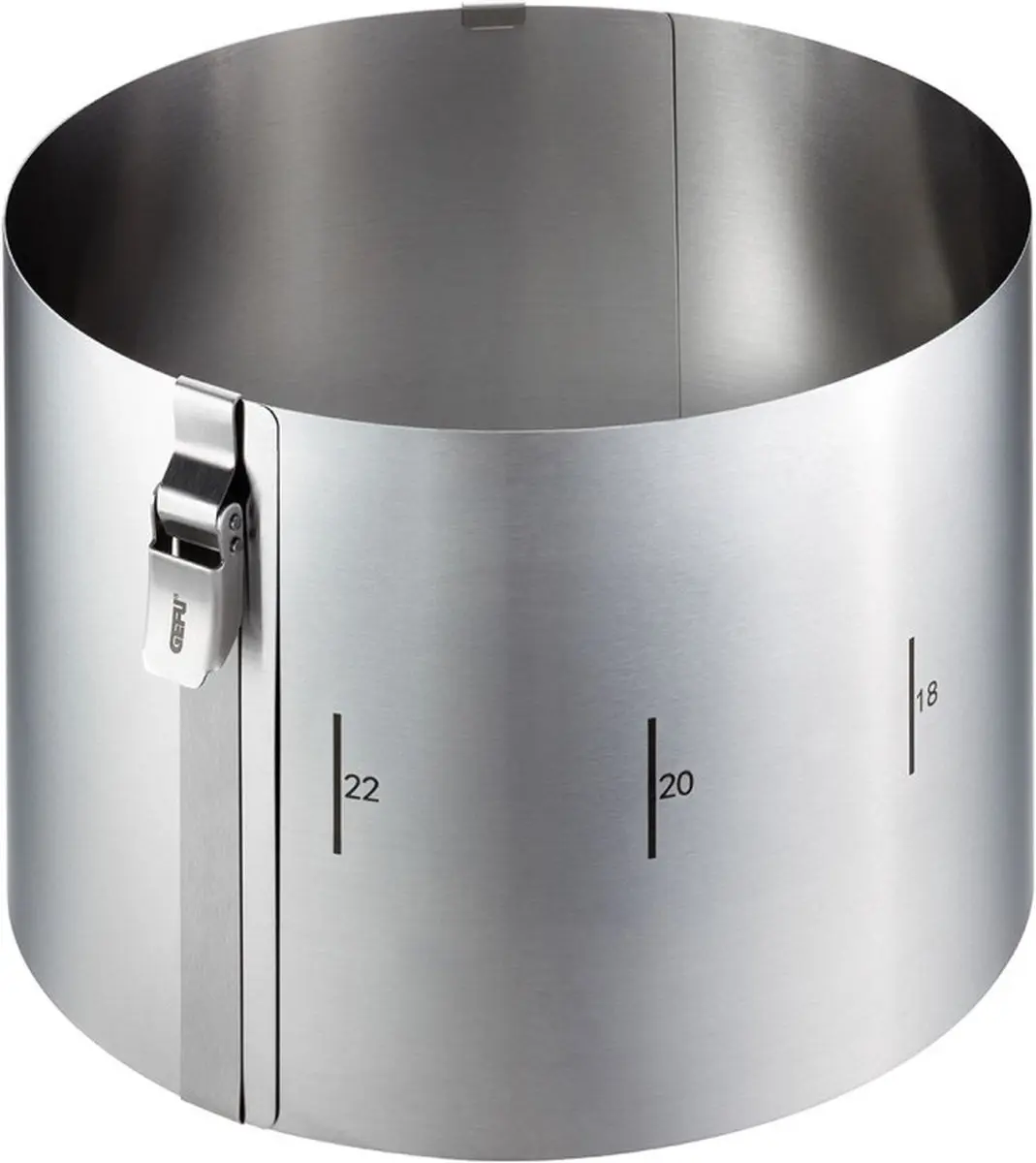 GEFU Tondo Clip Taartring Verstelbaar Ø16-30cm