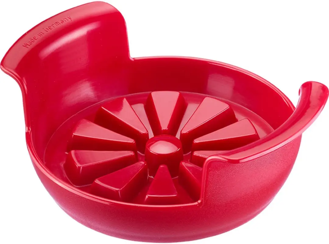 Westmark Appel & Perensnijderset 2-delig - RVS/Dunschiller - Zilver/Rood