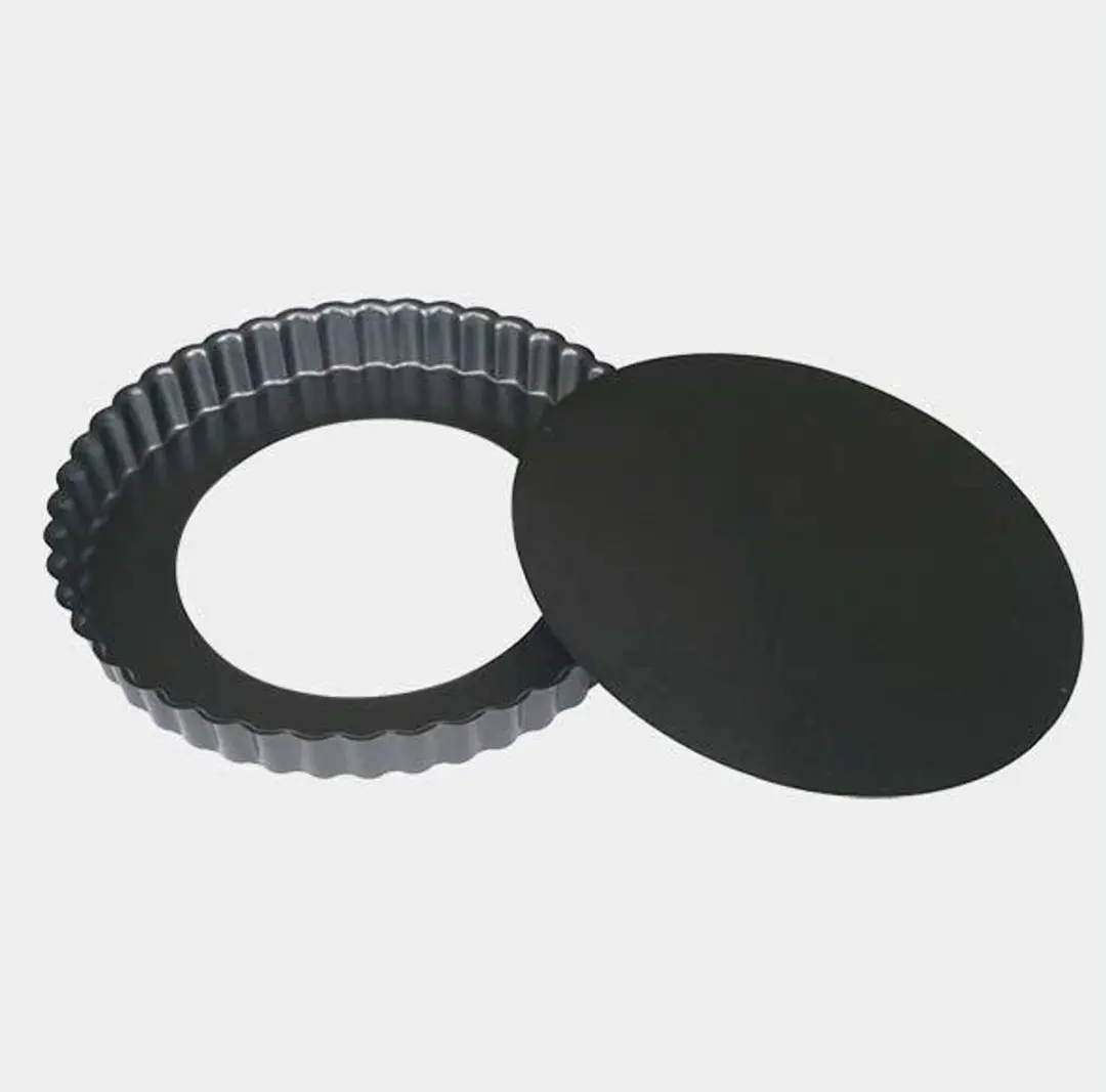 DeBuyer 4706.28 Gegroefde Taartvorm 28cm - Zilver