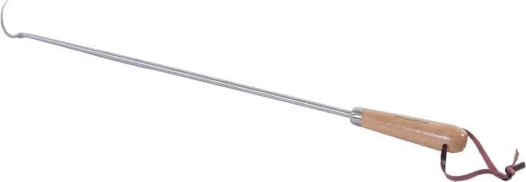 Big Green Egg Pigtail Food Flipper - Metallic