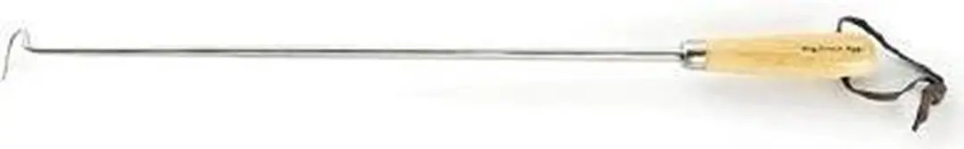 Big Green Egg Pigtail Food Flipper - Metallic