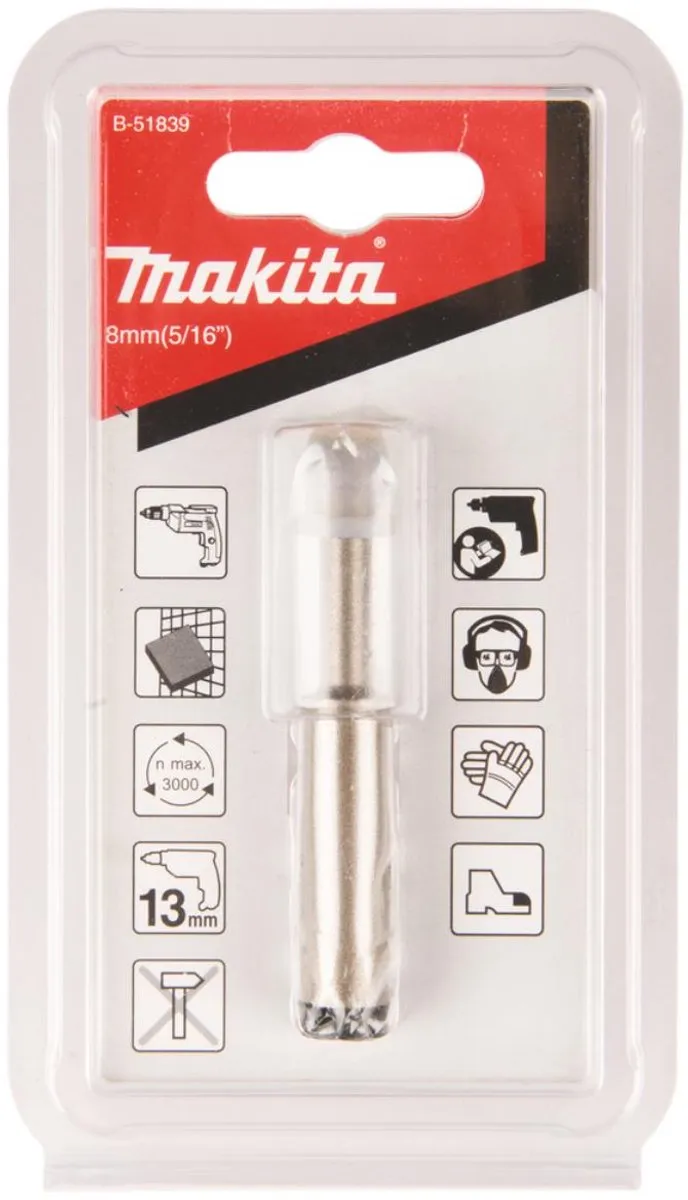 Makita B-51839 Diamantboor Droog 8x20mm