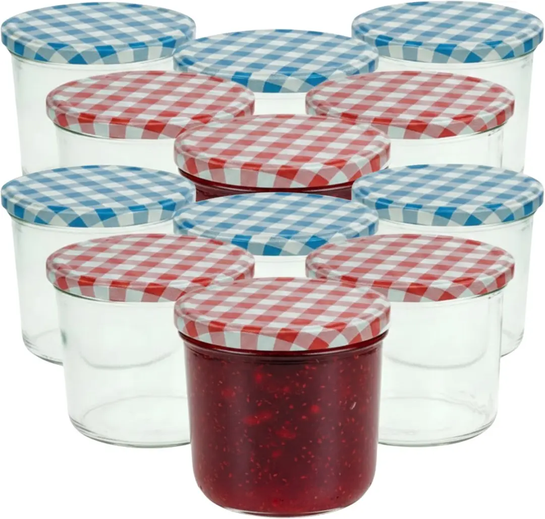 Cosy&Trendy Weckpotten 230ml - 12 Stuks Rood