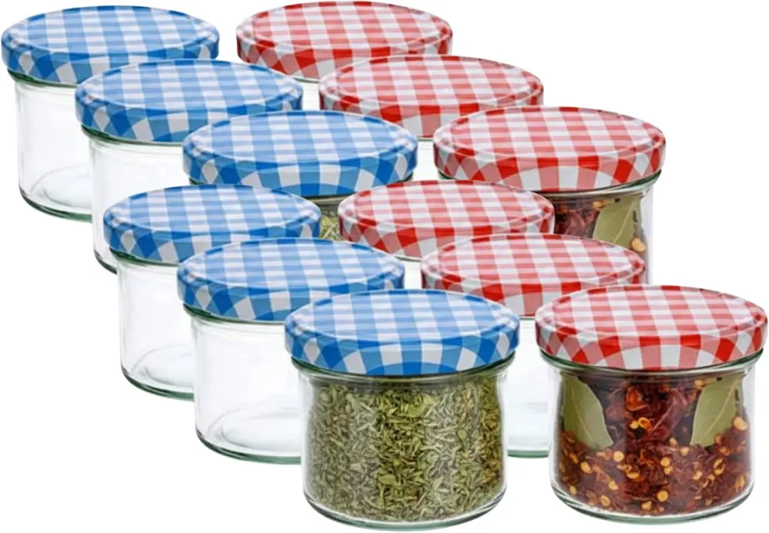 Cosy&Trendy Weckpotten 230ml - 12 Stuks Rood
