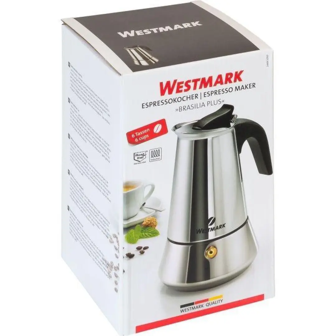Westmark Brasilia Plus Percolator 6 Koppen - Zilver