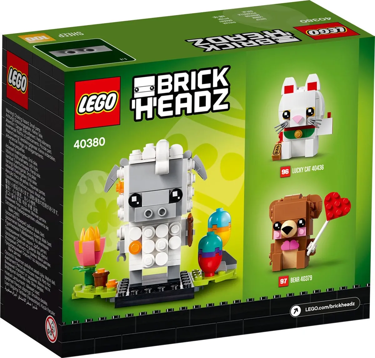 LEGO 40380 Brickheadz Paasschaap - 192 Stukken - afbeelding 6 van 6