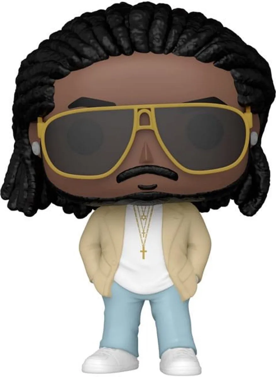 Funko Pop! T-Pain #445 - Blauw/Bruin/Goud/Wit/Zwart