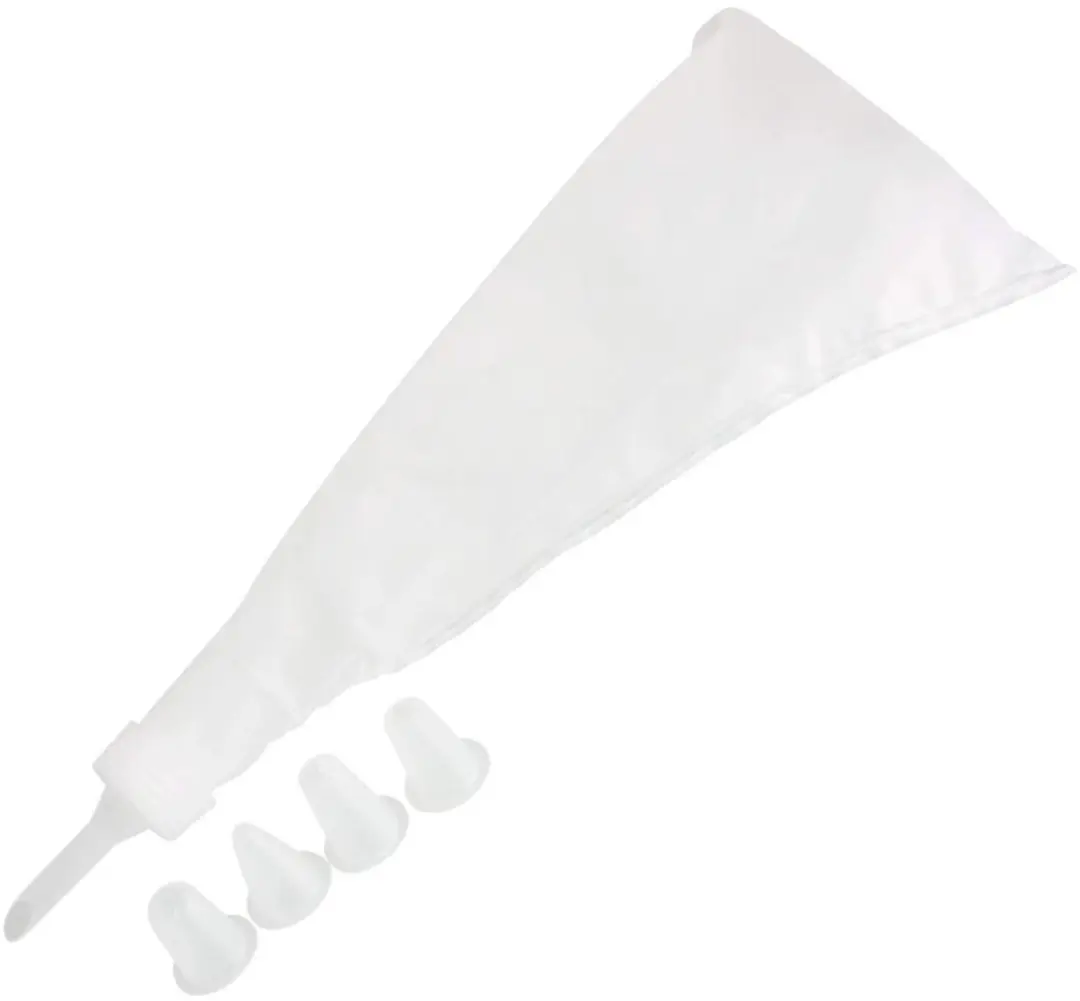 Zenker Smart Pastry Spuitzak 28cm - 5 Mondjes - Transparant