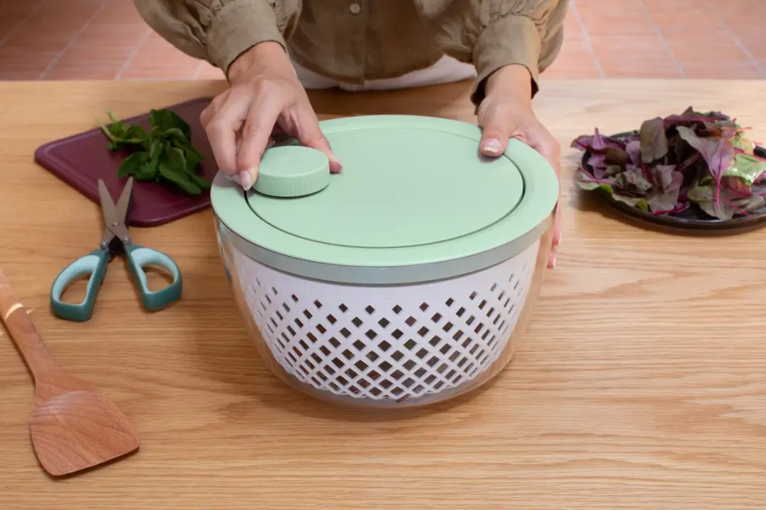 Brabantia Tasty+ Sla Centrifuge 145407 - Jade Green - afbeelding 6 van 6