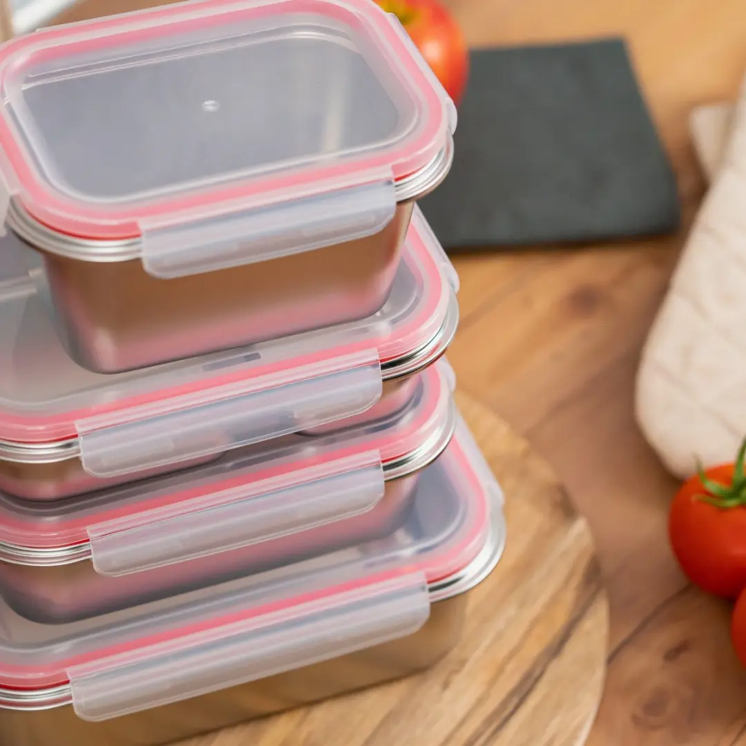 Westmark Roestvrijstalen Lunchbox 1000ml - BPA-vrij - Zilver