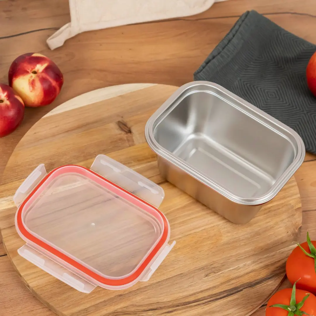 Westmark Roestvrijstalen Lunchbox 1000ml - BPA-vrij - Zilver