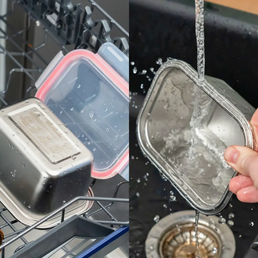 Westmark Roestvrijstalen Lunchbox 1000ml - BPA-vrij - Zilver