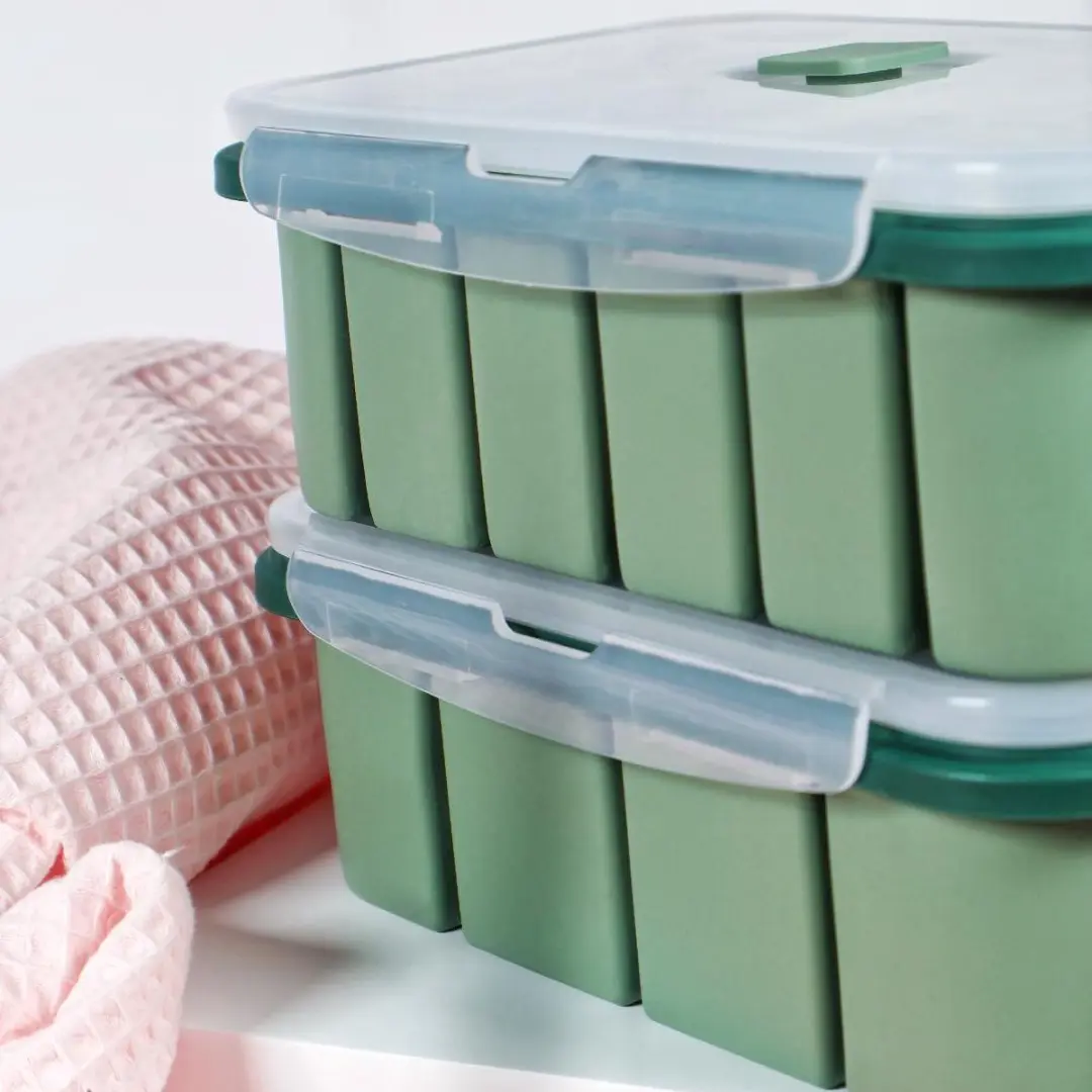 Bourgini Frosti Bits Siliconen Meal Prep Bakjes - 5 Stuks Mix