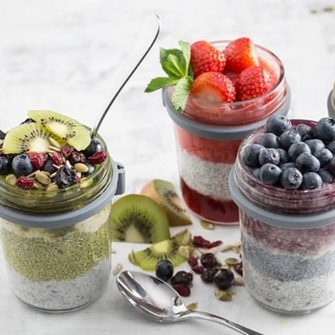 Kilner Breakfast to Go Jar DA119 - 1,25L - Paars