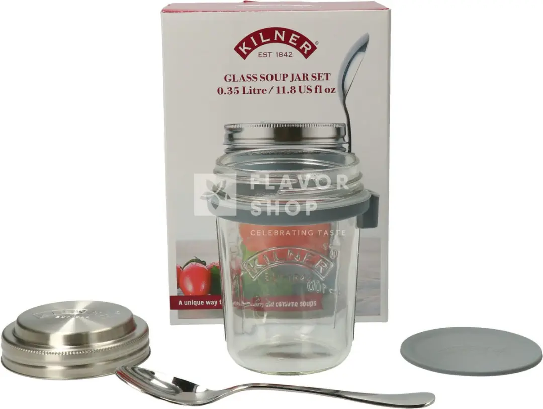 Kilner Breakfast to Go Jar DA119 - 1,25L - Paars