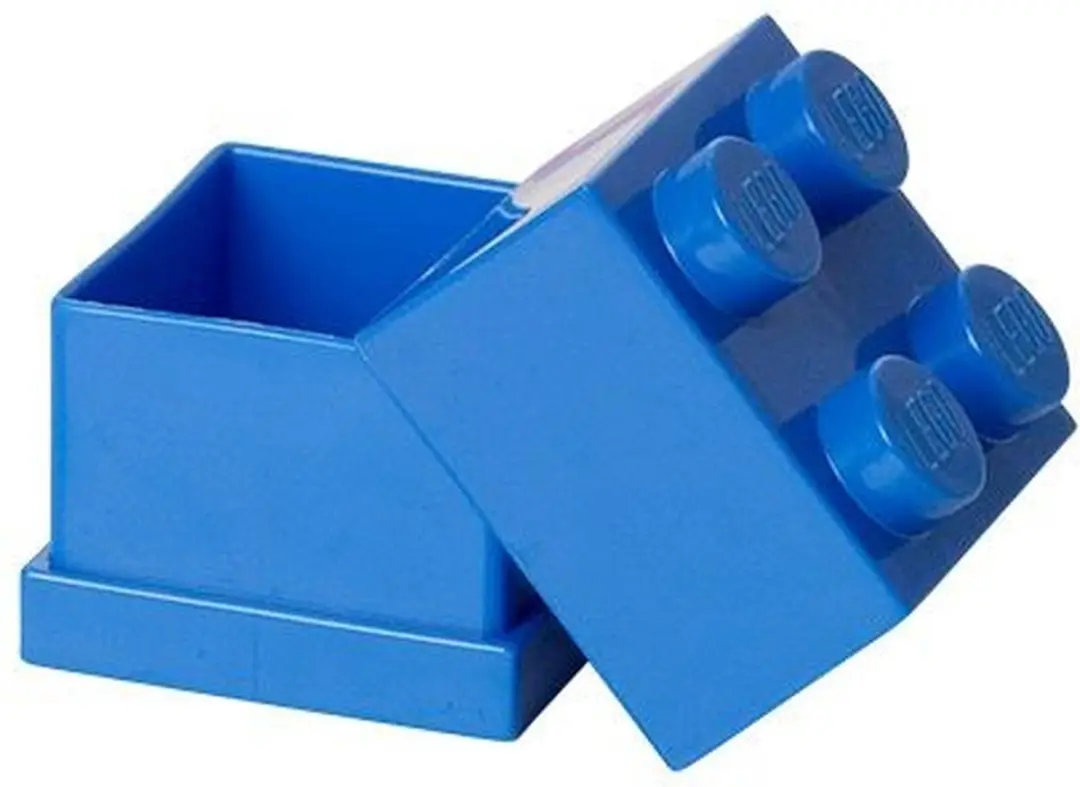 LEGO Opbergbox Mini Brick 4 - Blauw
