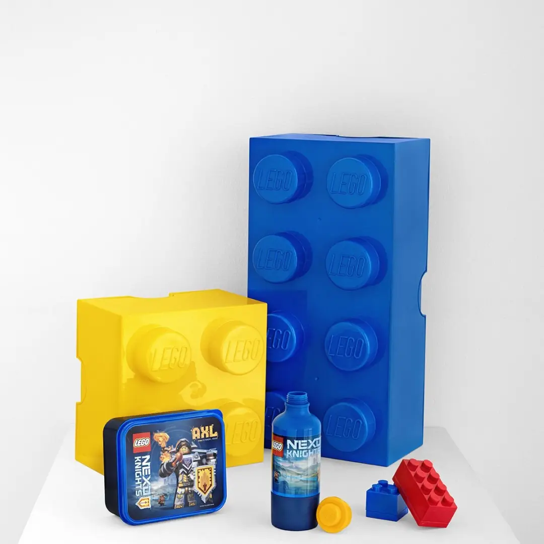 LEGO Opbergbox Mini Brick 4 - Blauw
