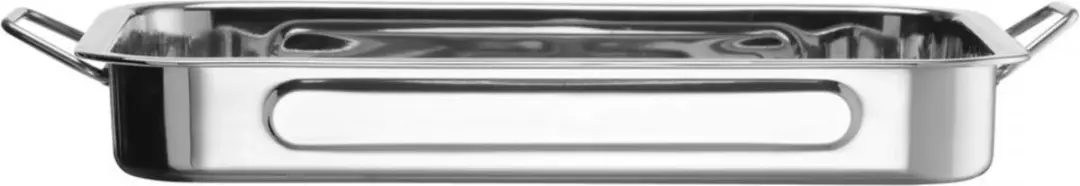 HENDI Diepe Braadslede HEN-508527 - 430x310x60mm - Roestvrij staal