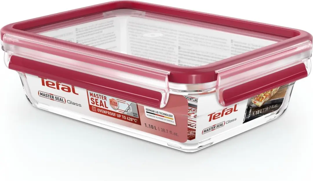 Tefal MasterSeal Glass Vershouddoos 1,1L - Glas