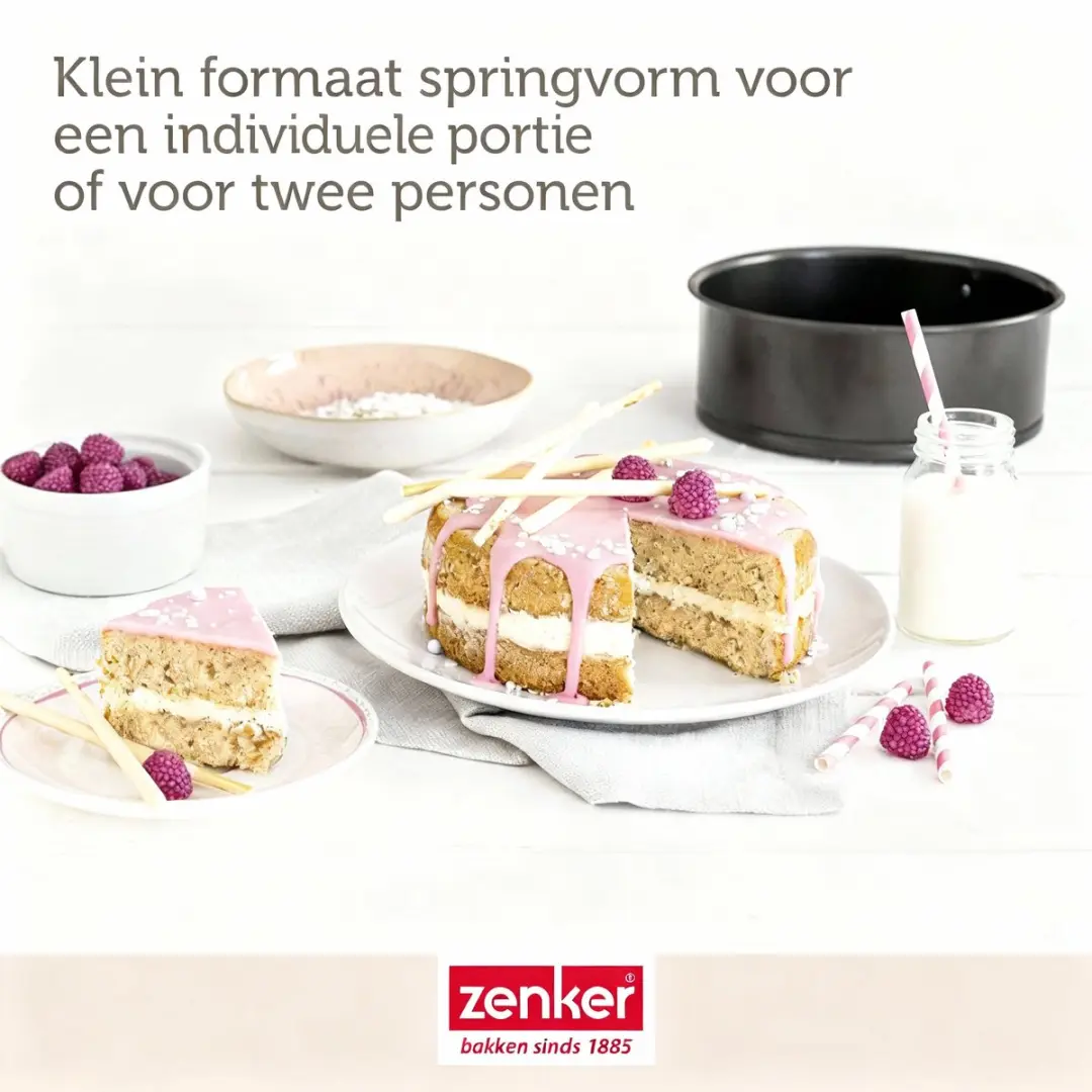 Zenker Special Mini Springvorm 18cm - Zwart
