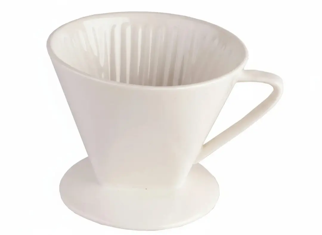 Cookinglife Barista Koffiefilterhouder Porselein Maat 4