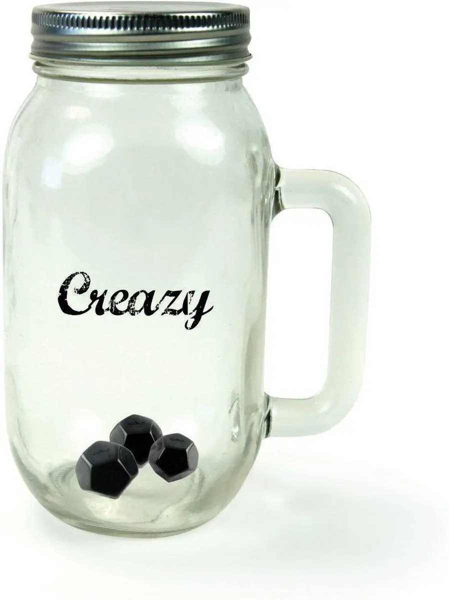 Cookut Creazy Slagroomklopper - Inclusief 3 Balletjes - Transparant