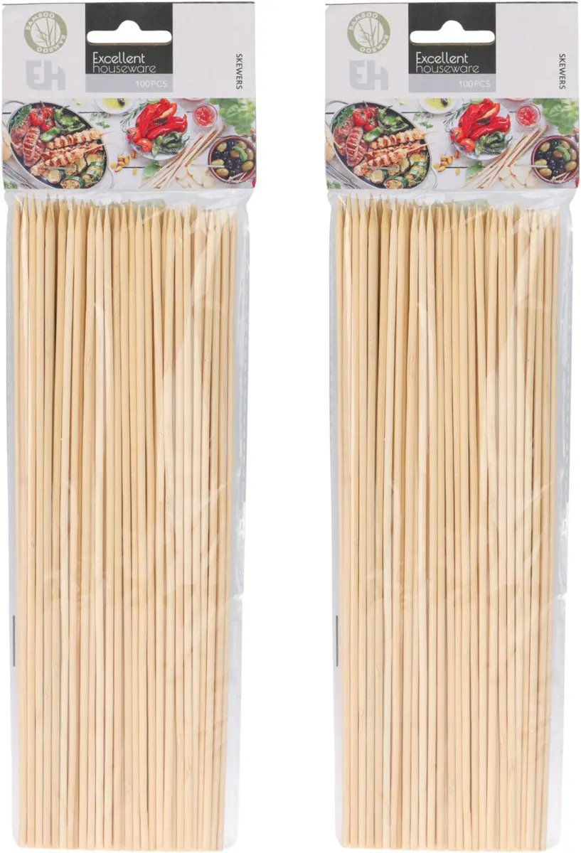 Excellent Houseware Bamboe Satéprikkers 30cm
