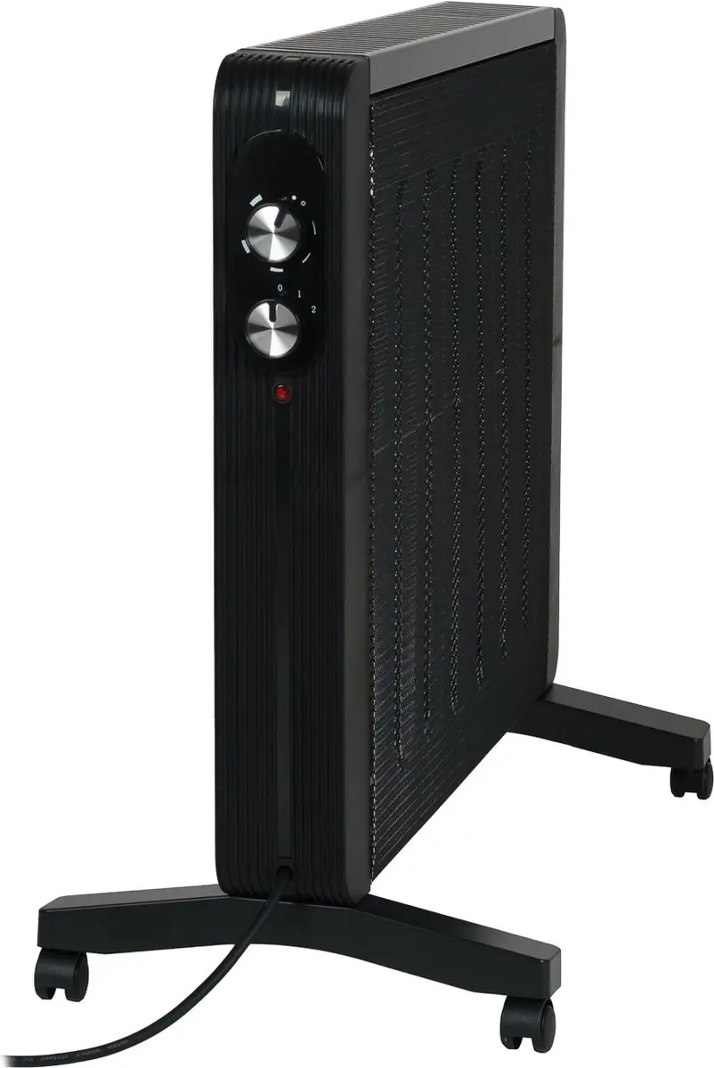 Eurom Micathermische Verwarming 2000W - 73x34x62cm - Zwart - afbeelding 6 van 6