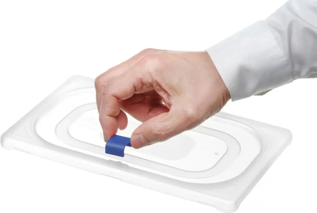 HENDI Dekselclips HACCP - Blauw - 12 Stuks