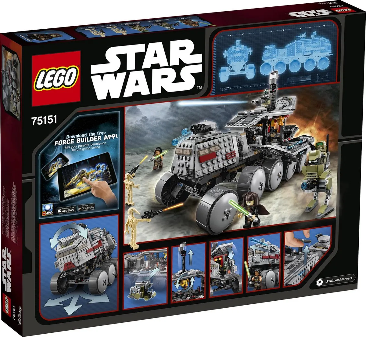 LEGO Star Wars Clone Turbo Tank 75151 - 903 Stukken