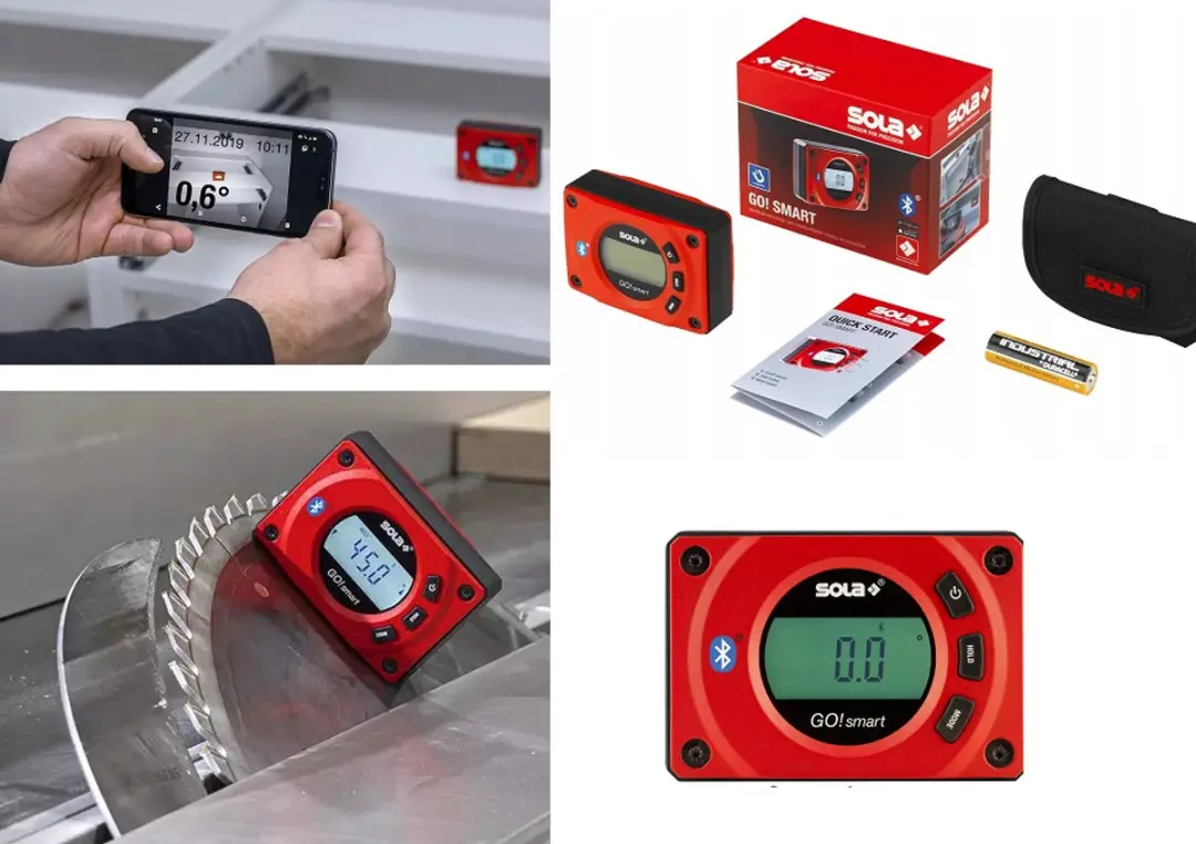 Sola GO! Smart Digitale Waterpas 01483001 - Rood