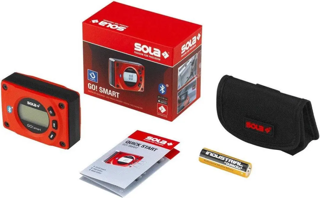 Sola GO! Smart Digitale Waterpas 01483001 - Rood - afbeelding 6 van 6