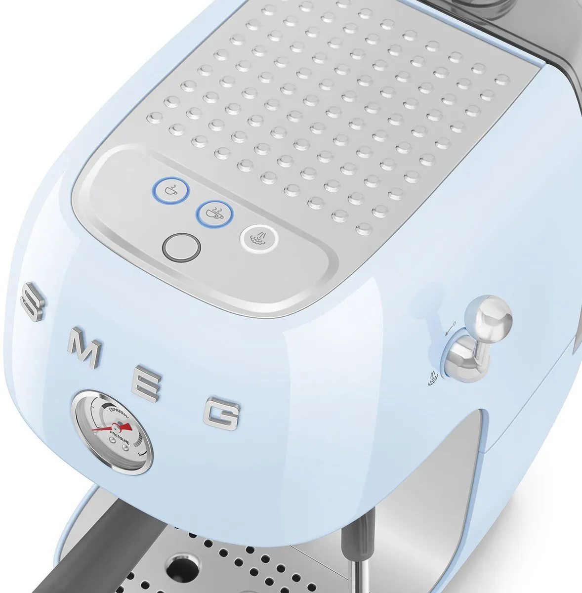 Smeg ECF03PBEU Handmatige Espressomachine - Pastelblauw