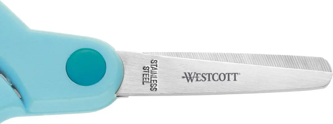 Westcott Kids Scharen 13cm - Turquoise - Linkshandig
