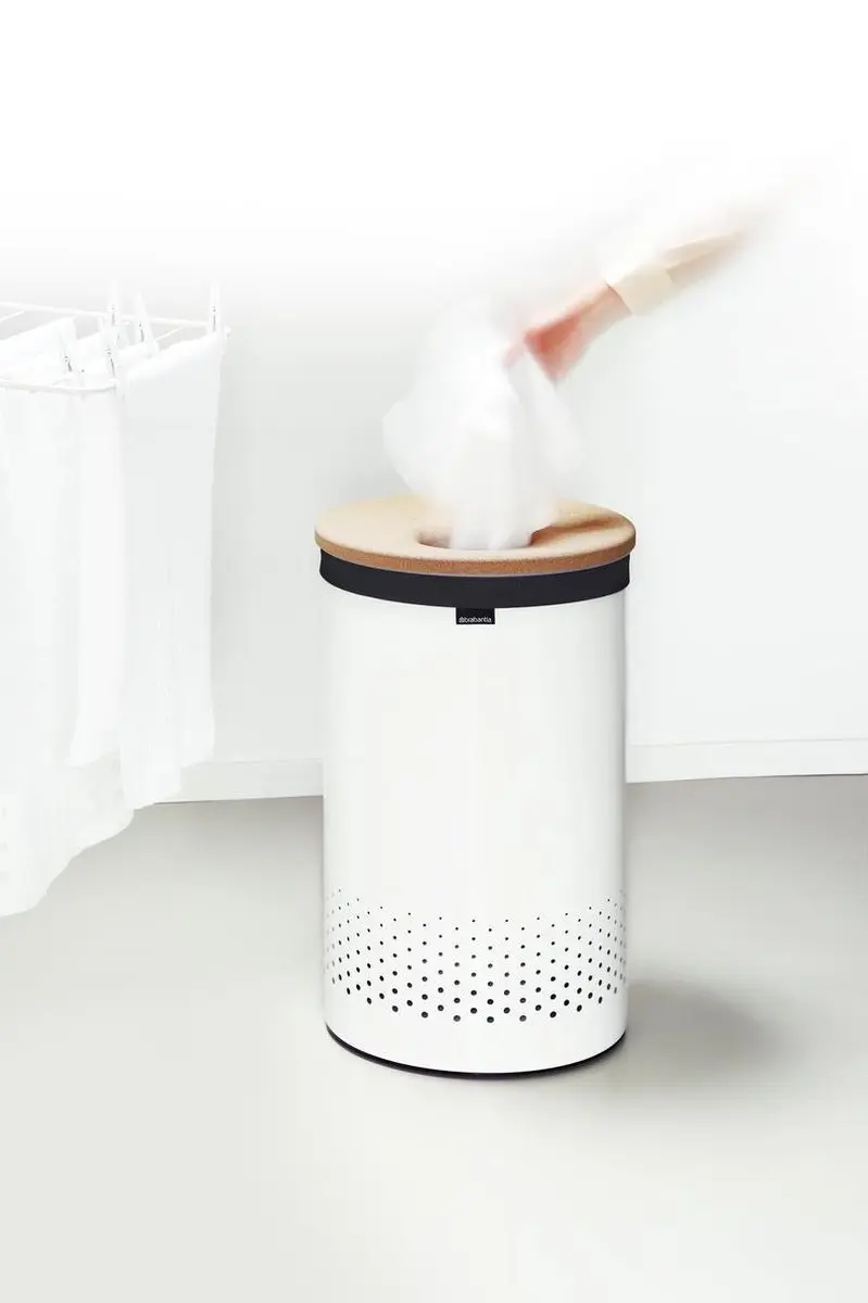 Brabantia Wasmand 60L - Kurken deksel - 38cm - MPN 104404