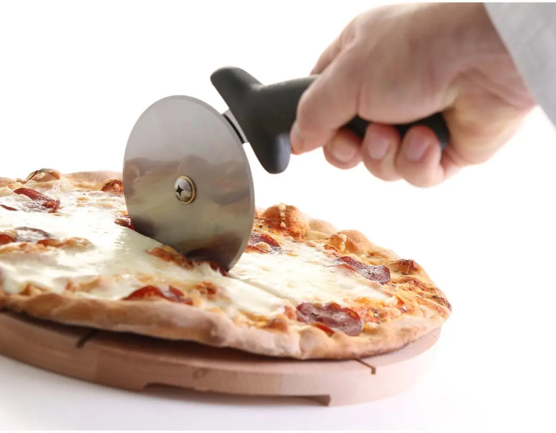 HENDI Pizzasnijder 230mm - Zwart