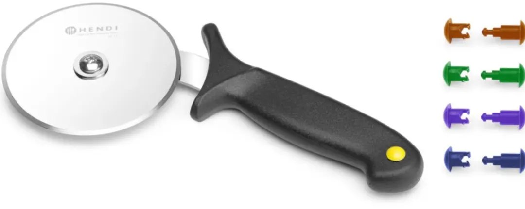 HENDI Pizzasnijder 230mm - Zwart