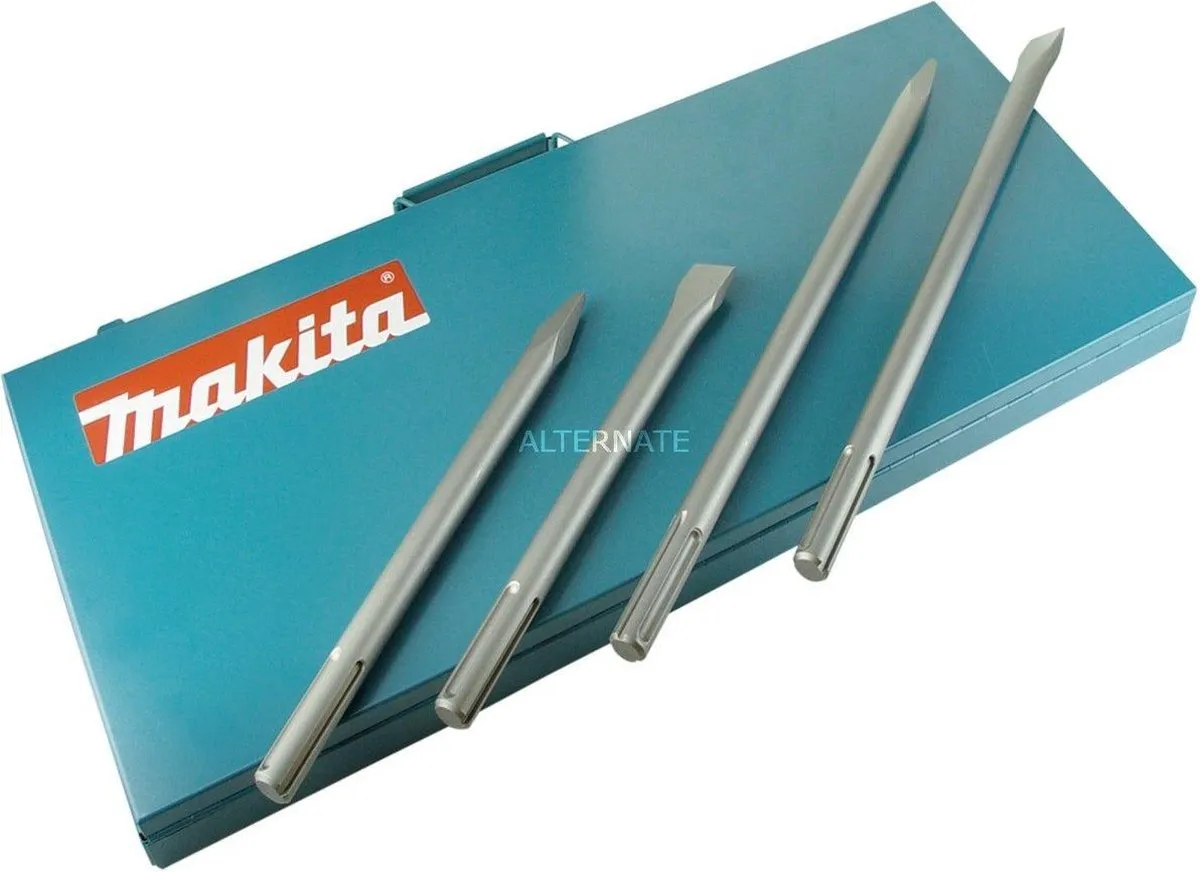 Makita SDS-MAX Meissel-Set 4-delig - Hout