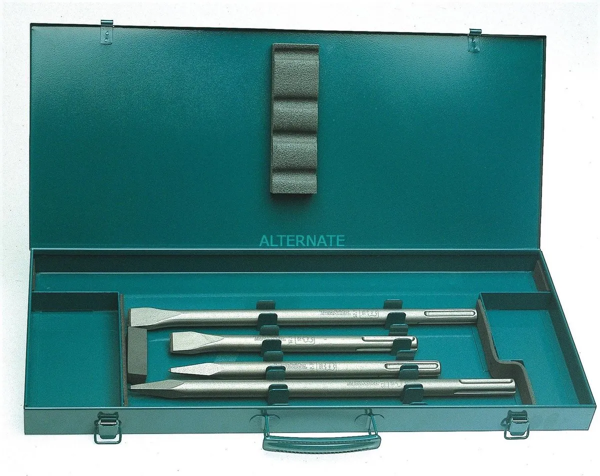 Makita SDS-MAX Meissel-Set 4-delig - Hout