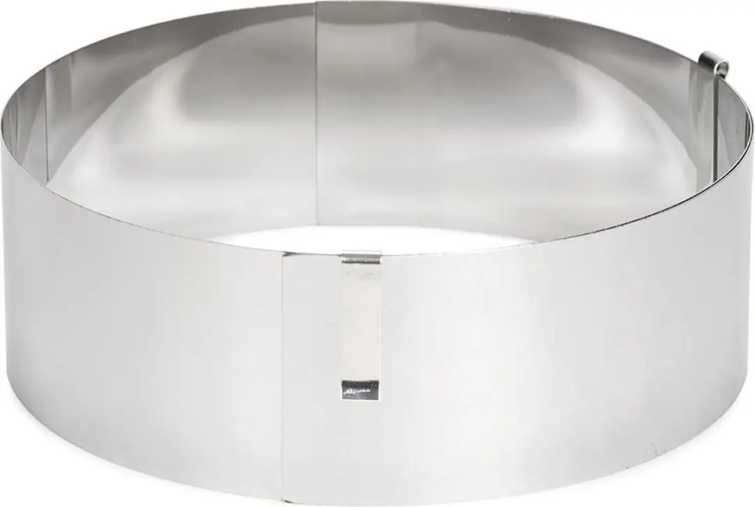 Patisse Taartring Verstelbaar RVS - Zilver