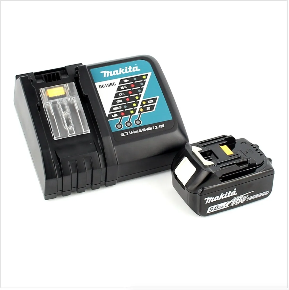 Makita DDF458RT1J 18V Accuboormachine - 91Nm - 21 standen - Makpac - afbeelding 5 van 5