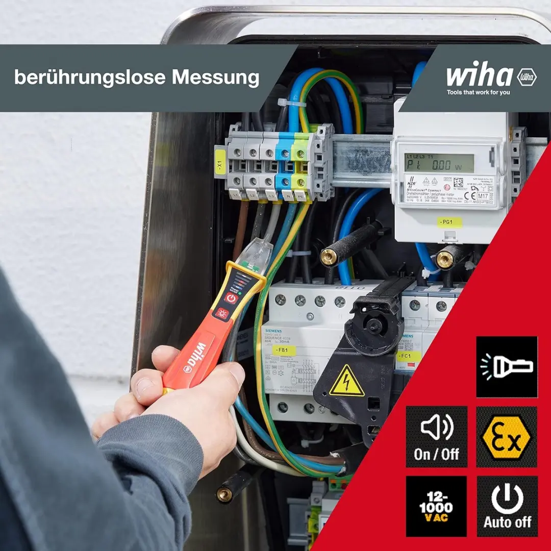 Wiha SB2551301 Spanningszoeker EX-beschermd 12-1000V AC