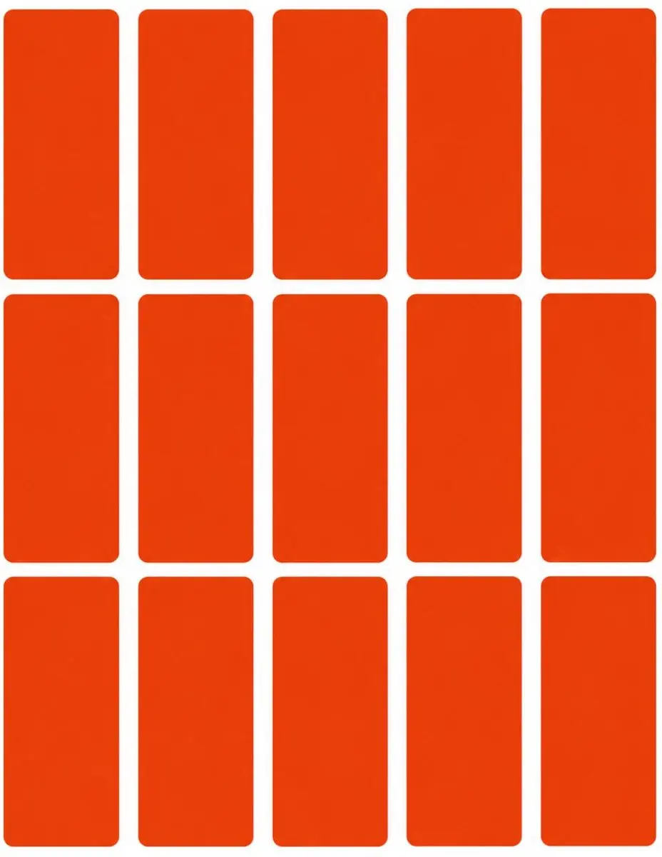 Herma Wekpotetiketten Rood 20x50mm