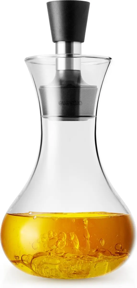 Eva Solo Olie- en Azijnset 0,5L/0,25L - Transparant/Zwart