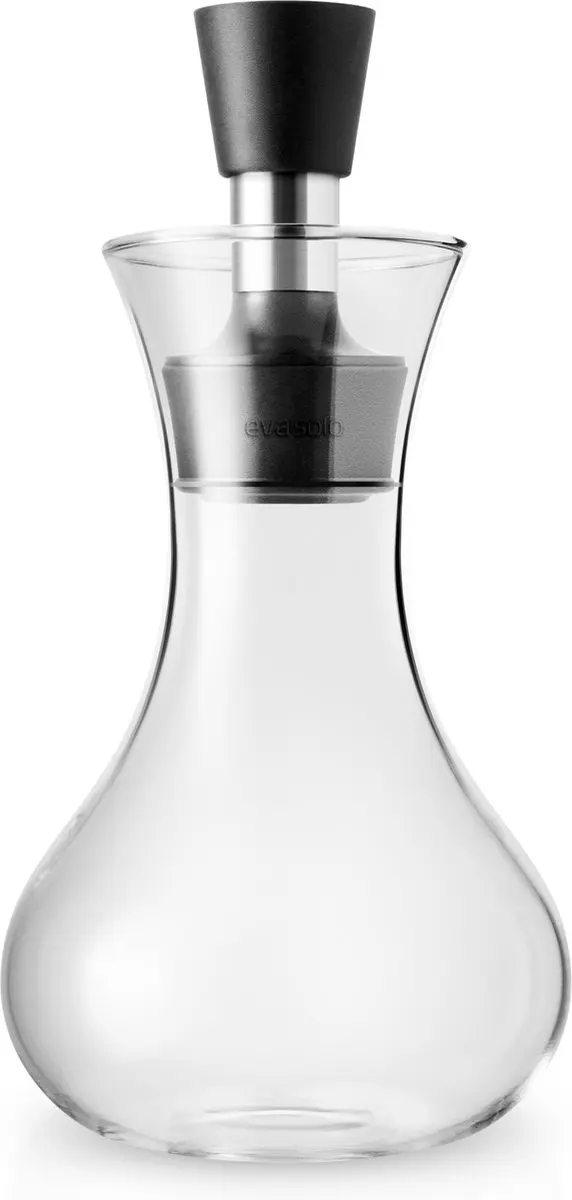 Eva Solo Olie- en Azijnset 0,5L/0,25L - Transparant/Zwart