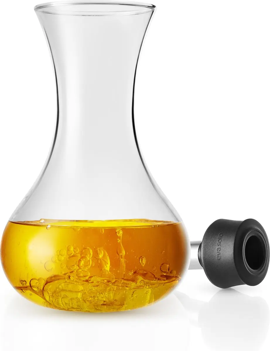 Eva Solo Olie- en Azijnset 0,5L/0,25L - Transparant/Zwart