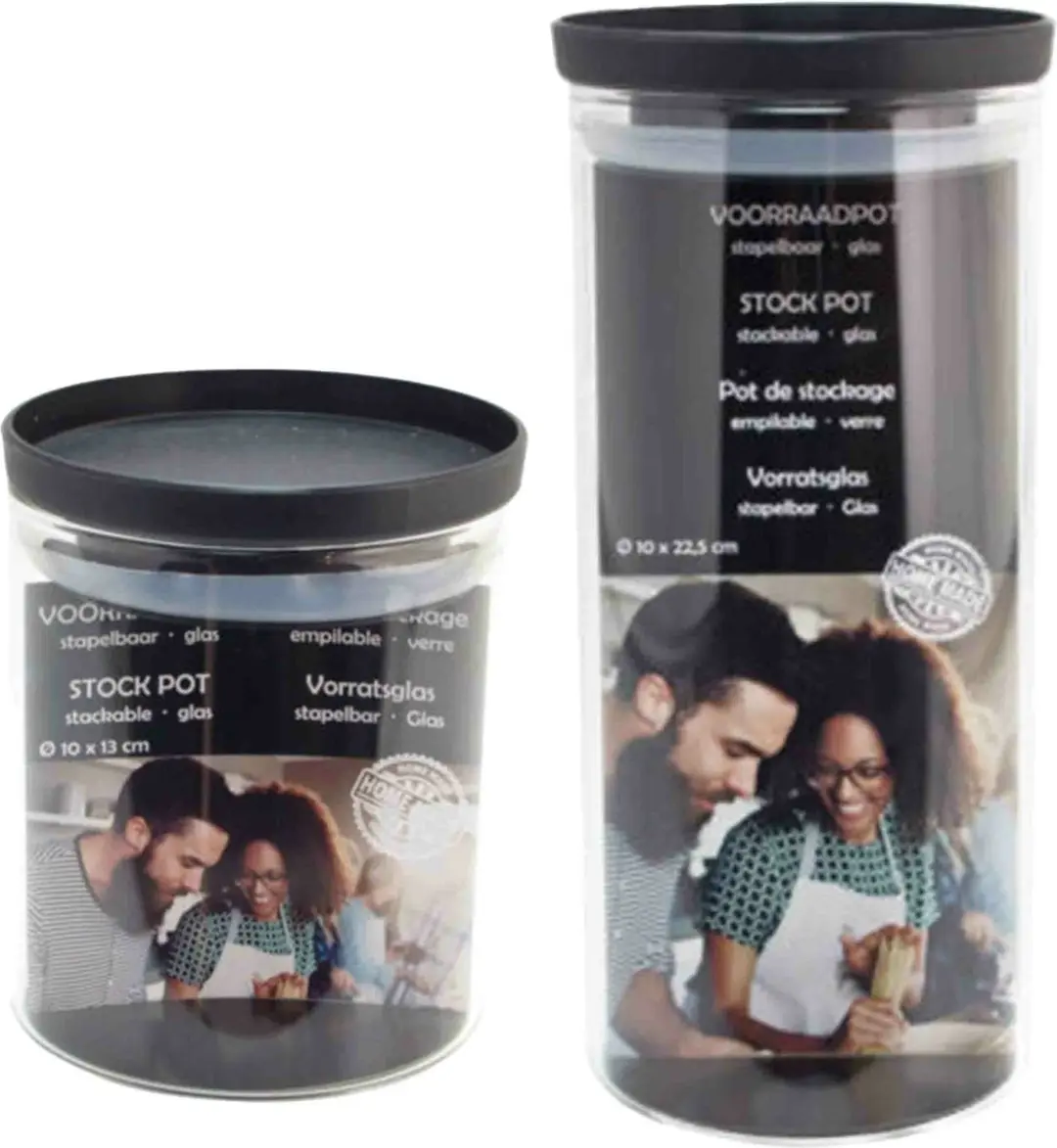 Svenska Living Voorraadpot Set 4 Stuks