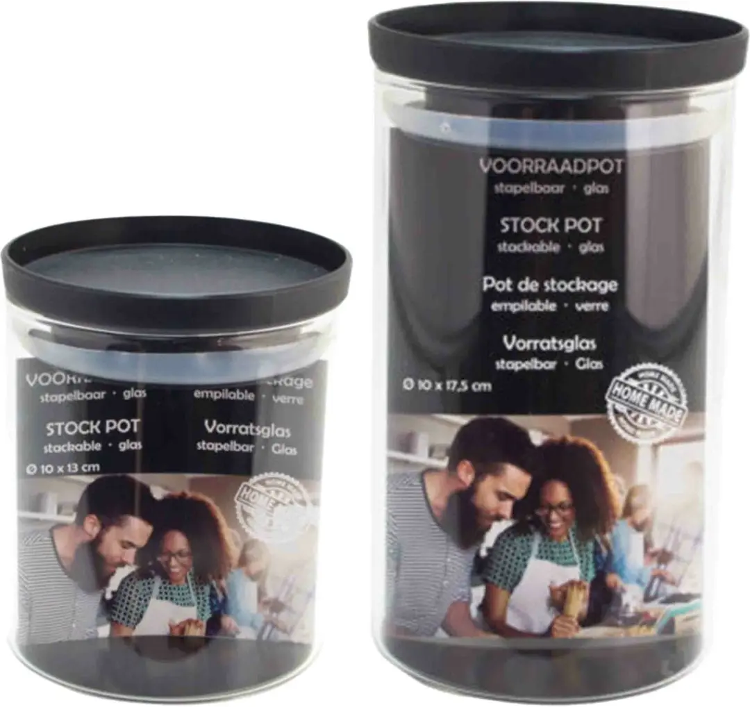Svenska Living Voorraadpot Set 4 Stuks - 2.25L