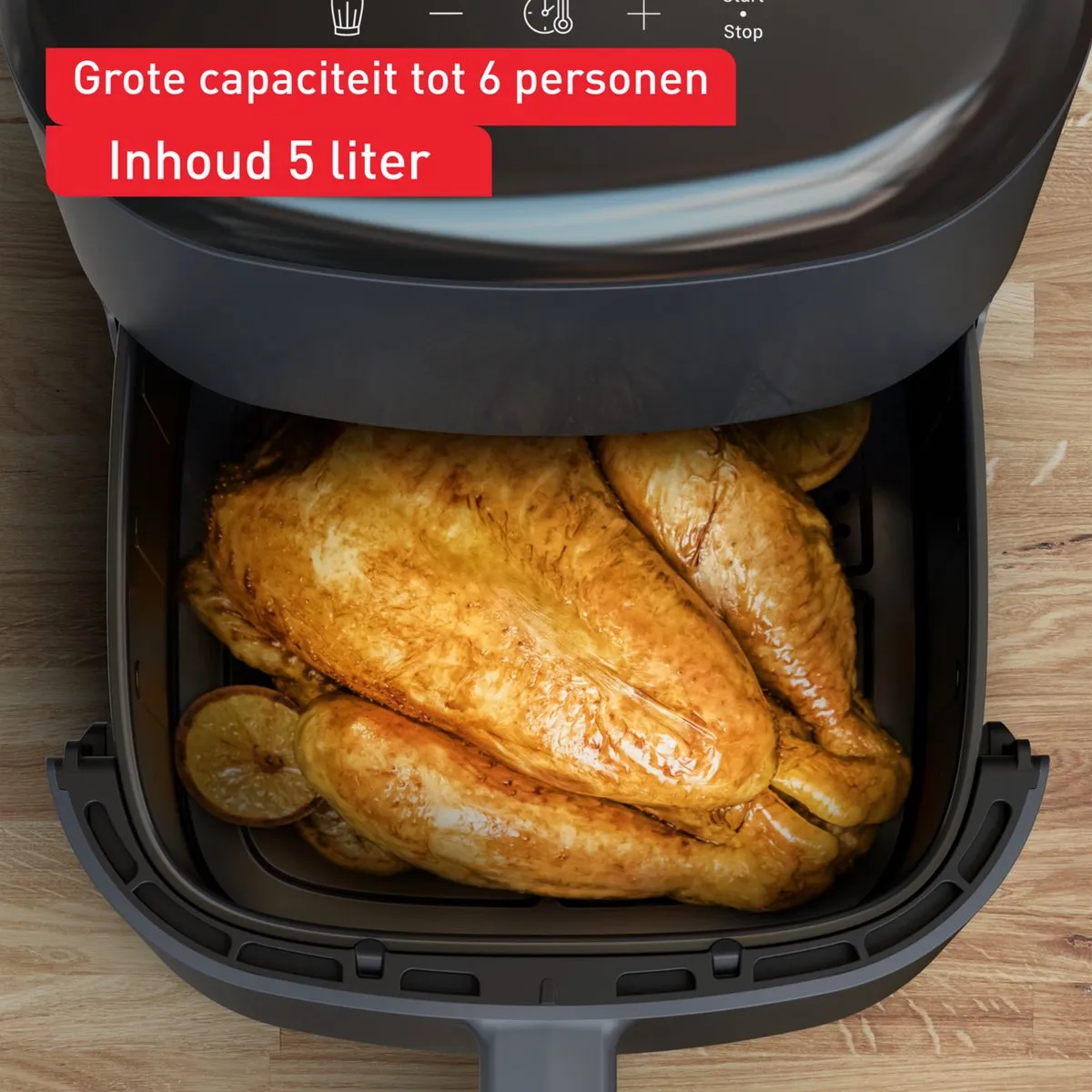 Tefal Easy Fry Max EY245B Airfryer 1500W - 5L Grijs - afbeelding 6 van 6