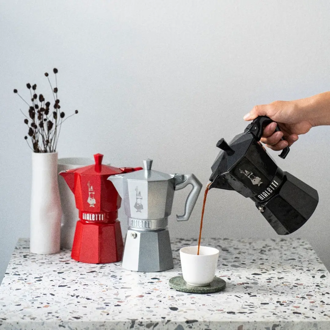 Bialetti Moka Exclusive 9066 Koffiemaker - 3 Kopjes - Zwart